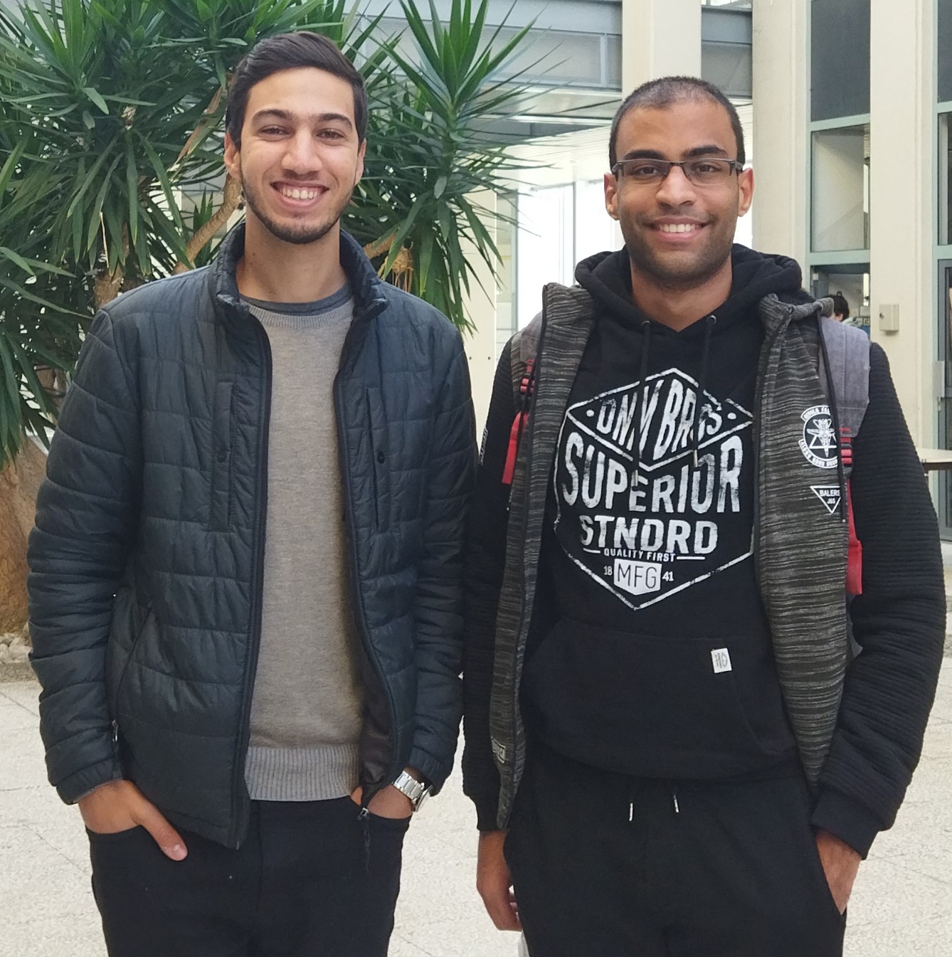 Youssef et Houssem, boursiers Eiffel à Polytech Nantes